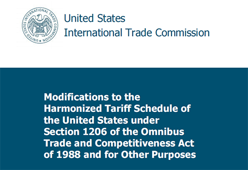 2022美國(guó)HTS編碼調(diào)整說(shuō)明