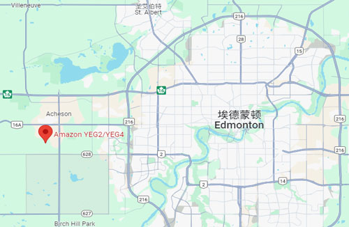 YEG2這個(gè)城市在埃德蒙頓的西邊，

